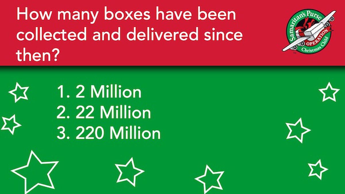 Operation Christmas Child: Trivia image number null